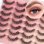 Kiromiro Wispy Faux Mink Kunstige Øjenvipper til Kvinder 14mm 14 Par