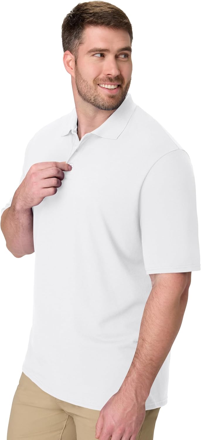 Hanes Herre Poloshirt Kortærmet X-Temp O055P
