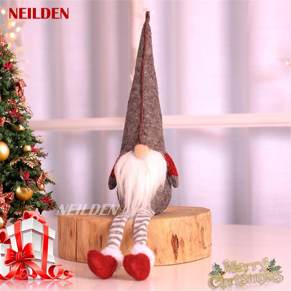 BWFY Julehisser Nisser med Lange Ben 3 Stk.