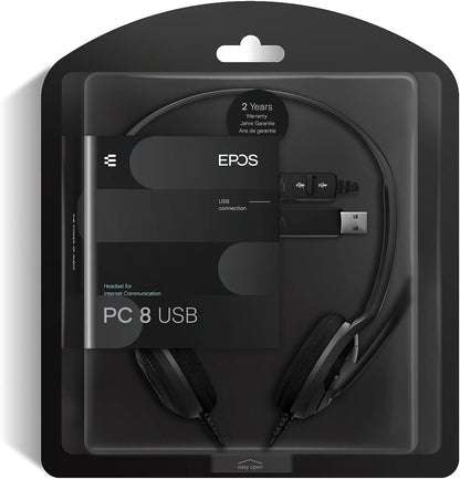 Sennheiser PC 8 USB Kablede On-Ear Headset PC 8 USB
