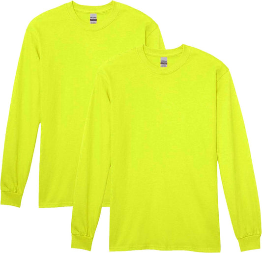 Gildan Voksen T-shirt Heavy Cotton Langærmet G5400 2-Pak