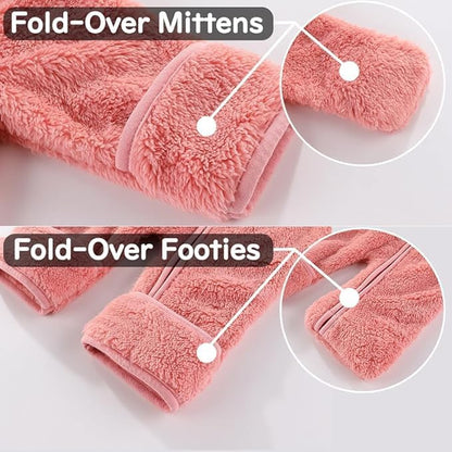 Unisex Baby Flyverdragt Vinter Fleece F1727