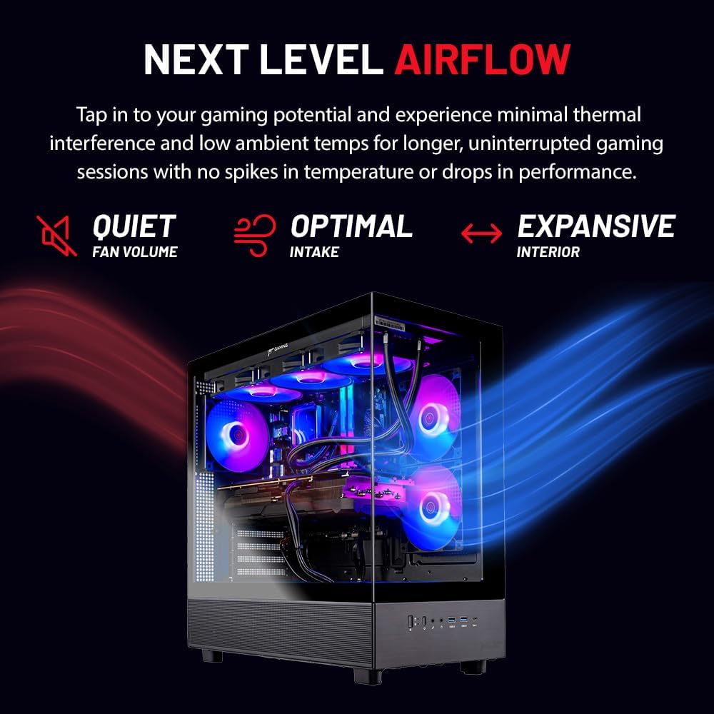 Skytech Azure Gaming PC Ryzen 7 9850X3D RX 9070 XT