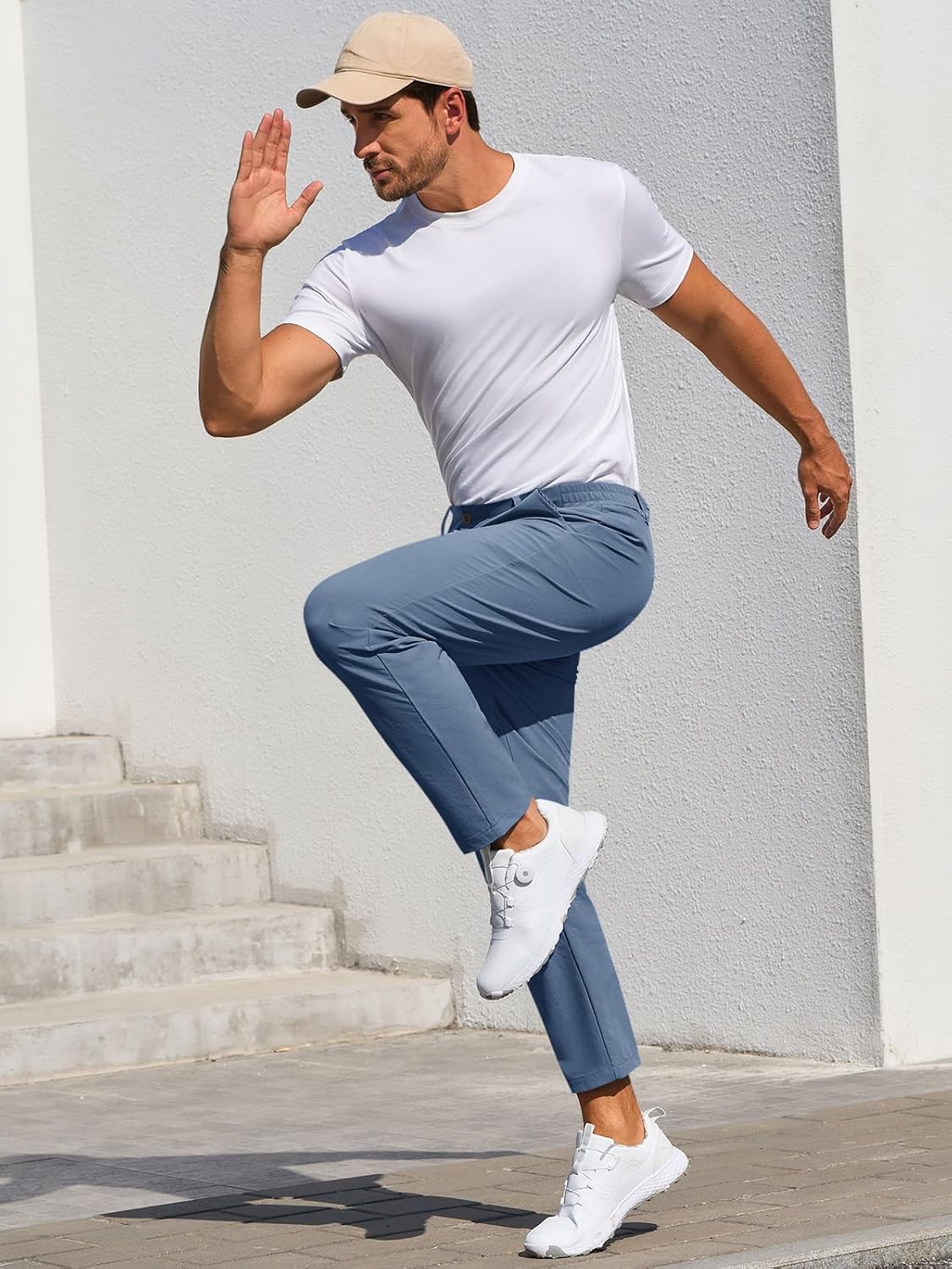 Runcati Herre Golfbukser Stretch Casual Bukser