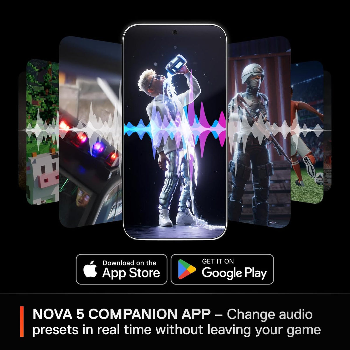 SteelSeries Arctis Nova 5X Trådløse Gaming Hovedtelefoner 61676