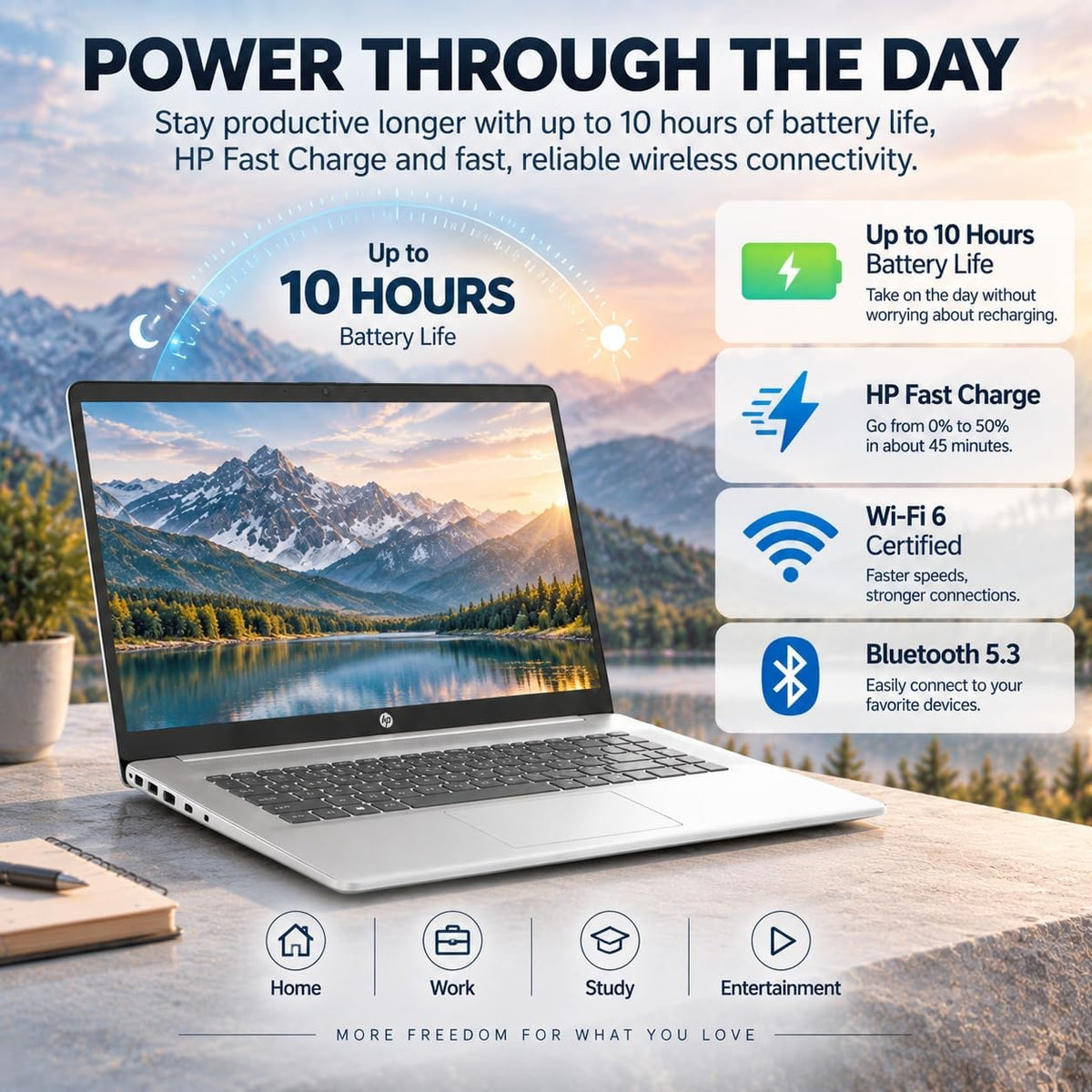 HP 17.3" HD+ Bærbar Computer