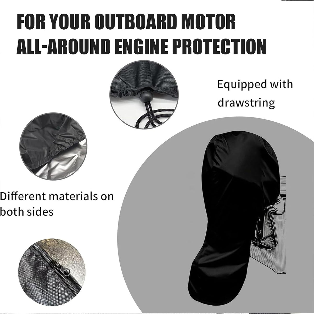 Bådmotor Cover til Yamaha F300 2021-2026