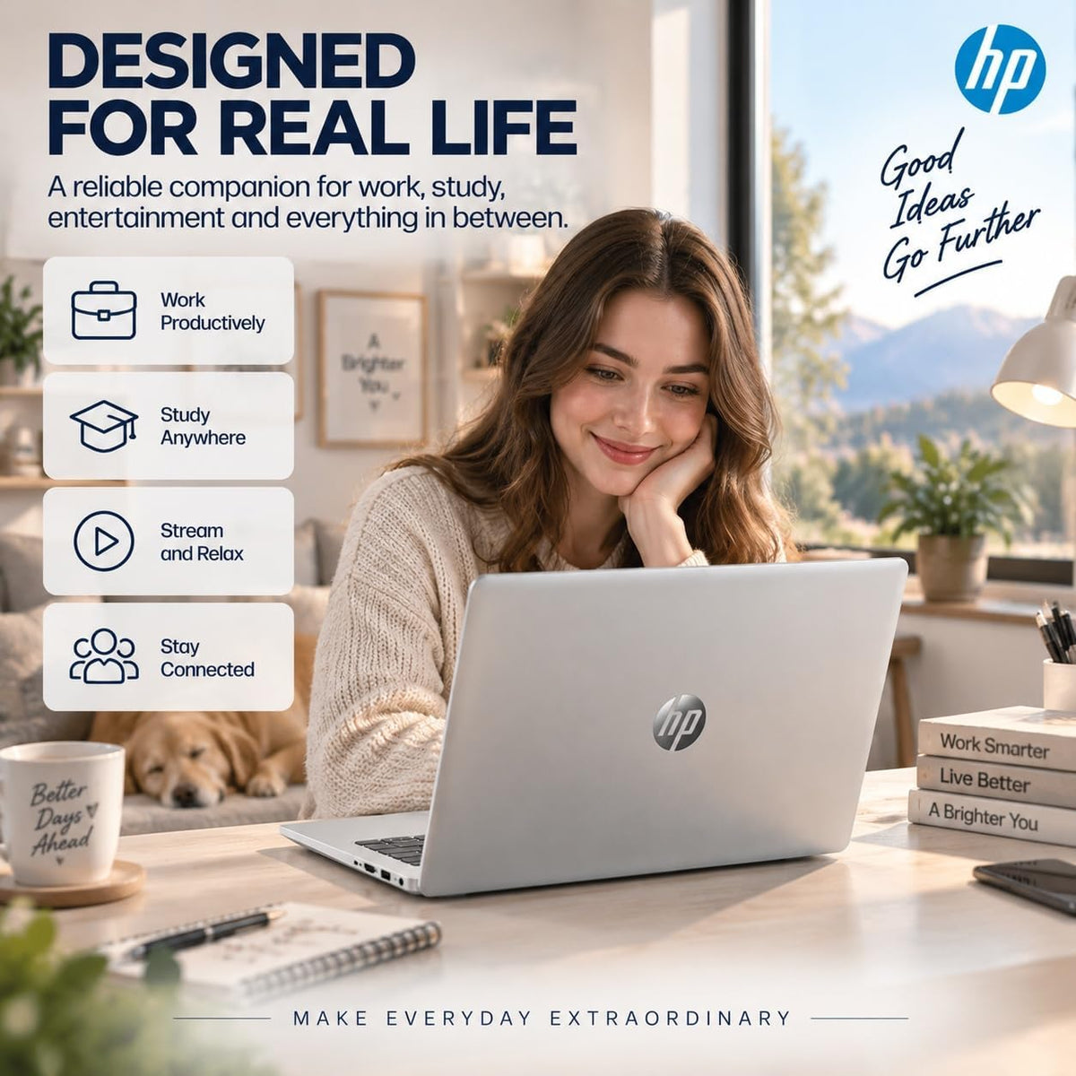 HP 17.3" HD+ Bærbar Computer