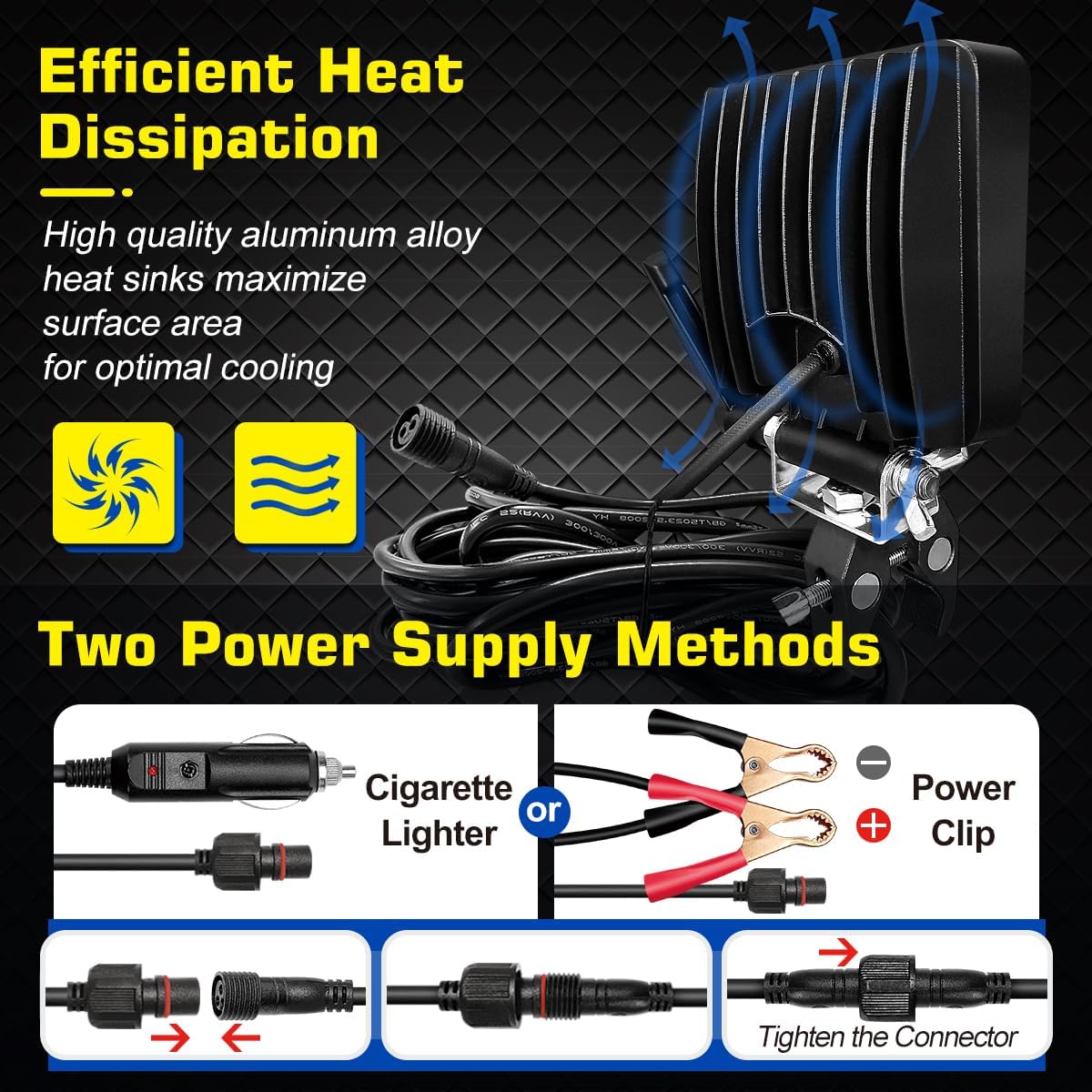 WFPOWER LED Bådprojektør 16 cm KF-1004490