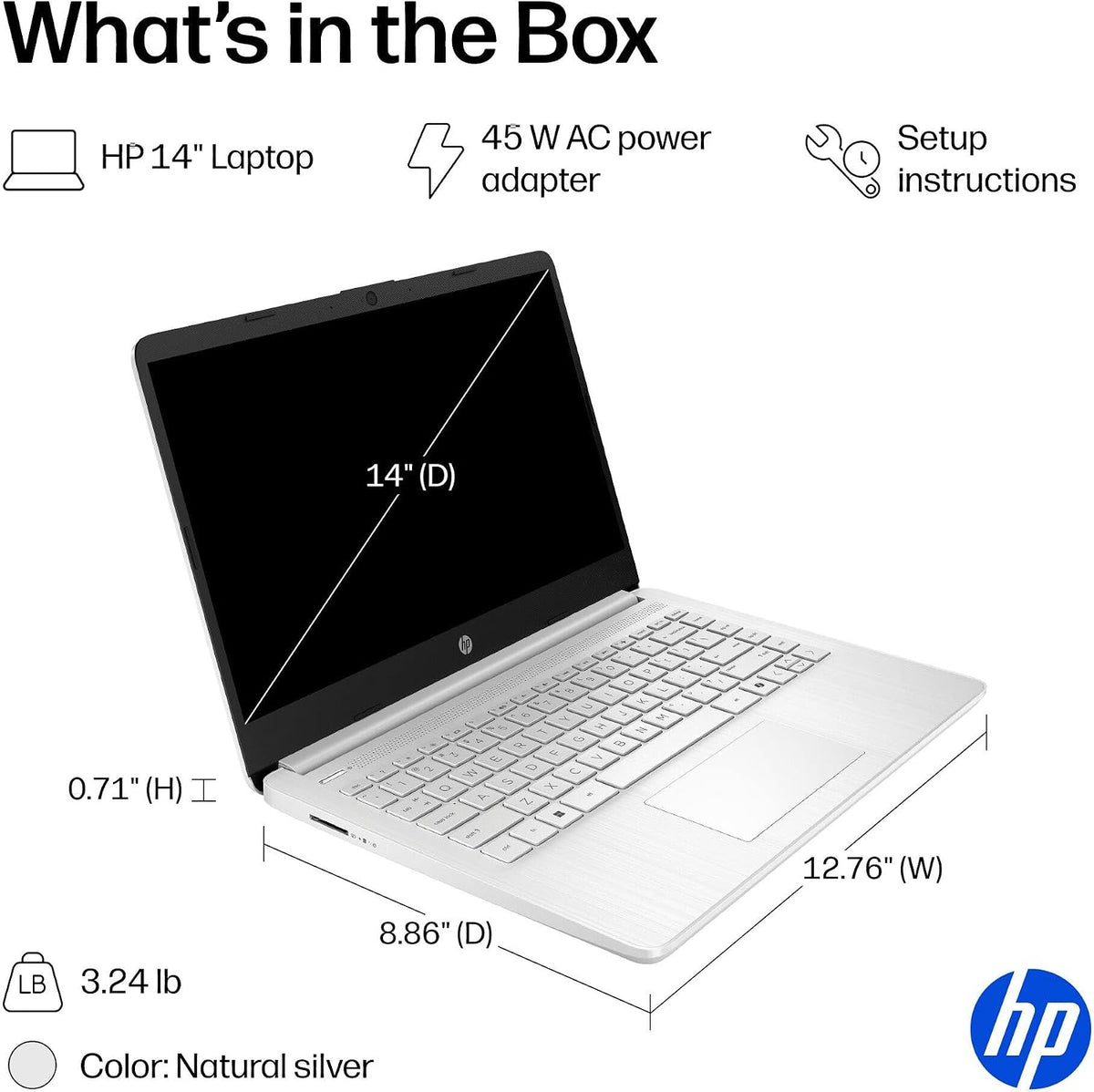 HP 14 Bærbar Computer 2026 Intel N150