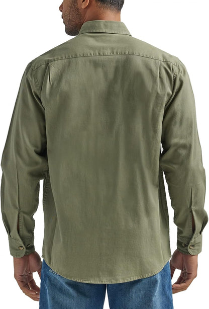 Wrangler Authentics Herre Skjorte Classic Vævet Langærmet ZHCLBG1