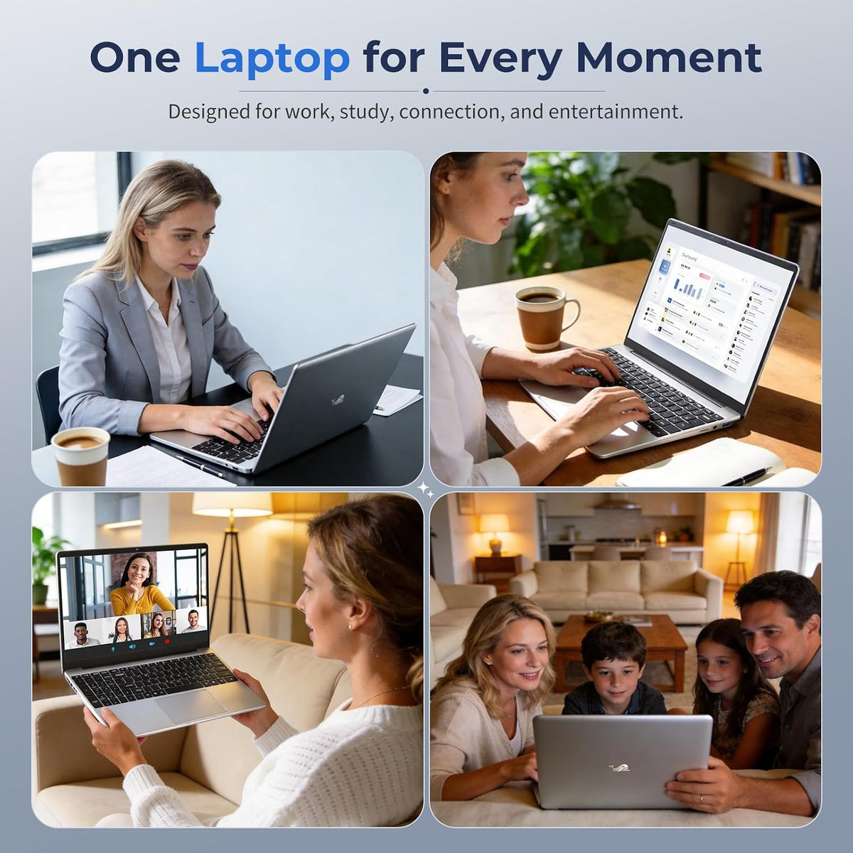 HILLSUSU NY-12 15.6" Bærbar Computer Intel Core i5-7Y54