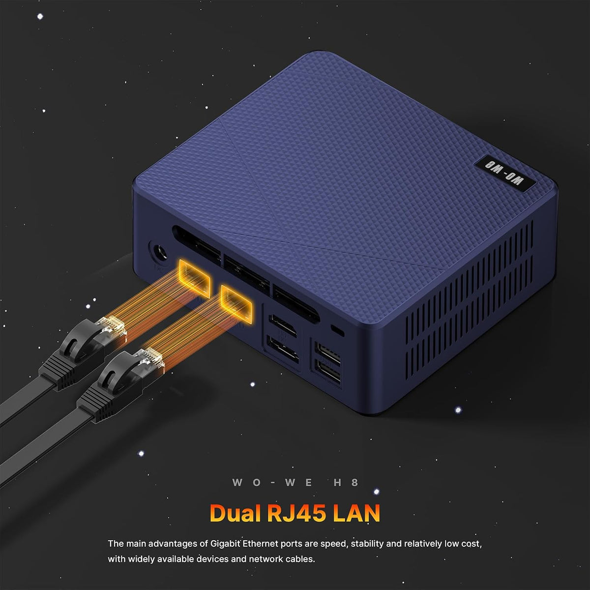 wo-we H8 Mini PC Intel Core 3 304