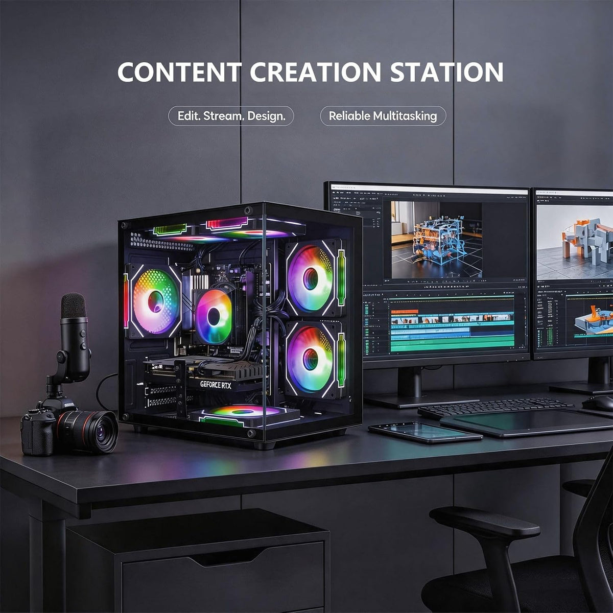 Olialia Gaming PC Ryzen 7 5700X RTX 3060 Ti