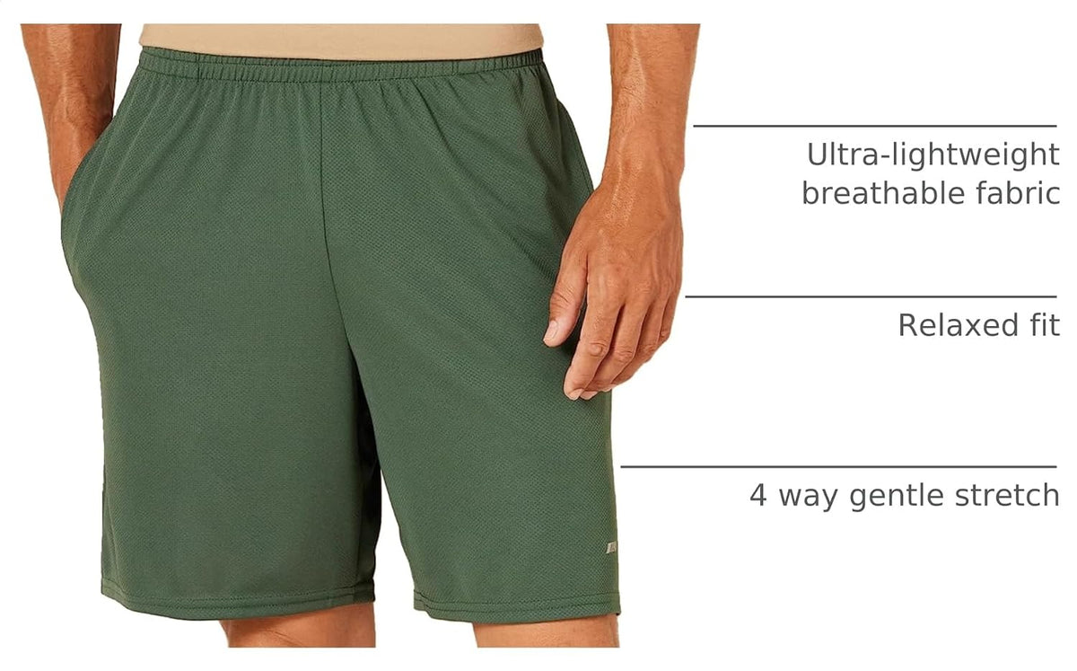 Amazon Essentials Herre Træningsshorts Basketball Loose-Fit 2-Pak 13215