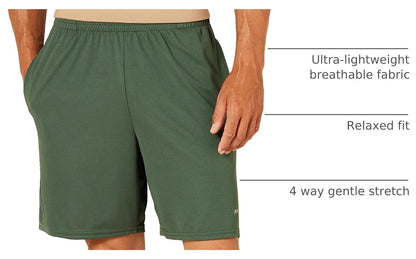 Amazon Essentials Herre Træningsshorts Basketball Loose-Fit 2-Pak 13215