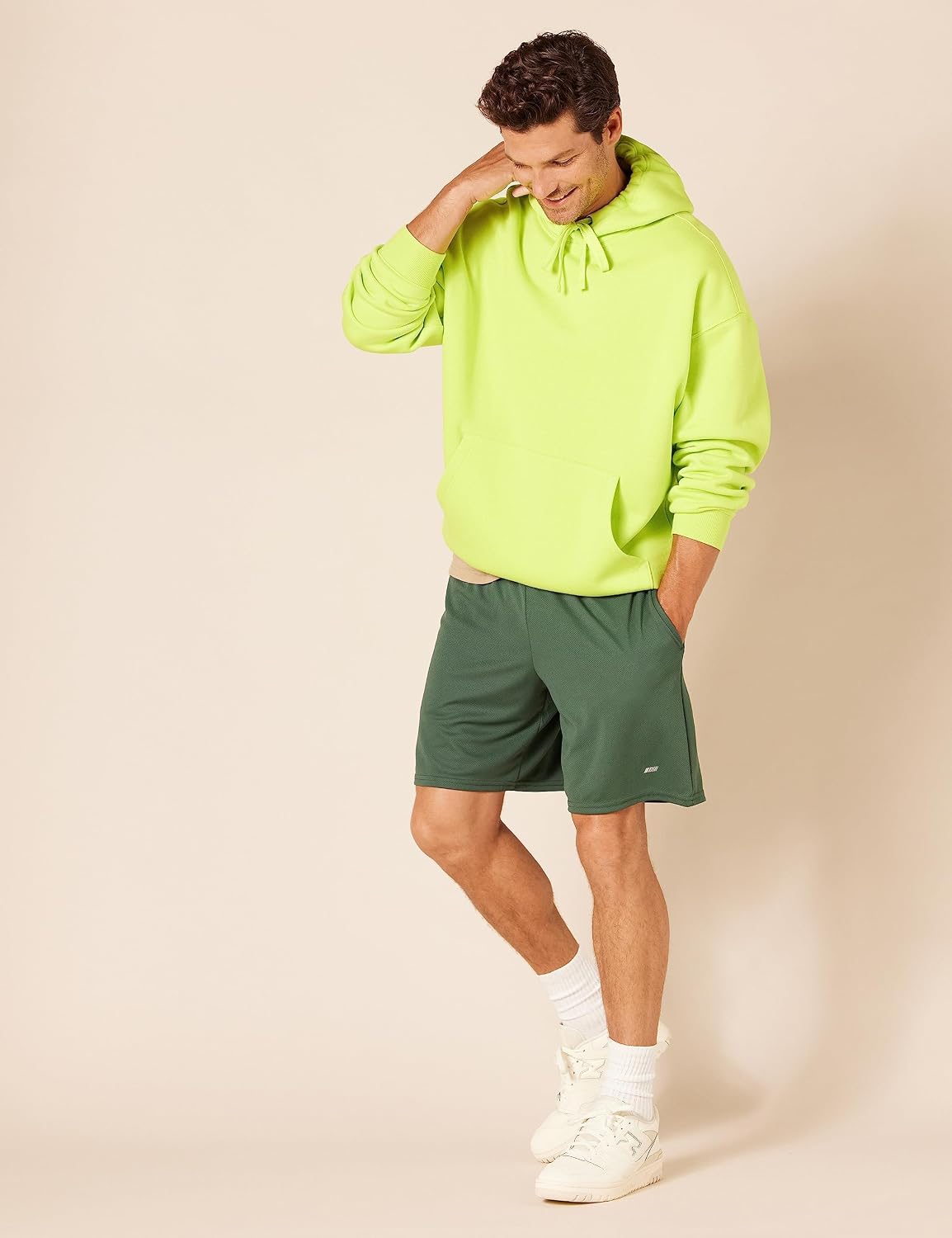 Amazon Essentials Herre Træningsshorts Basketball Loose-Fit 2-Pak 13215