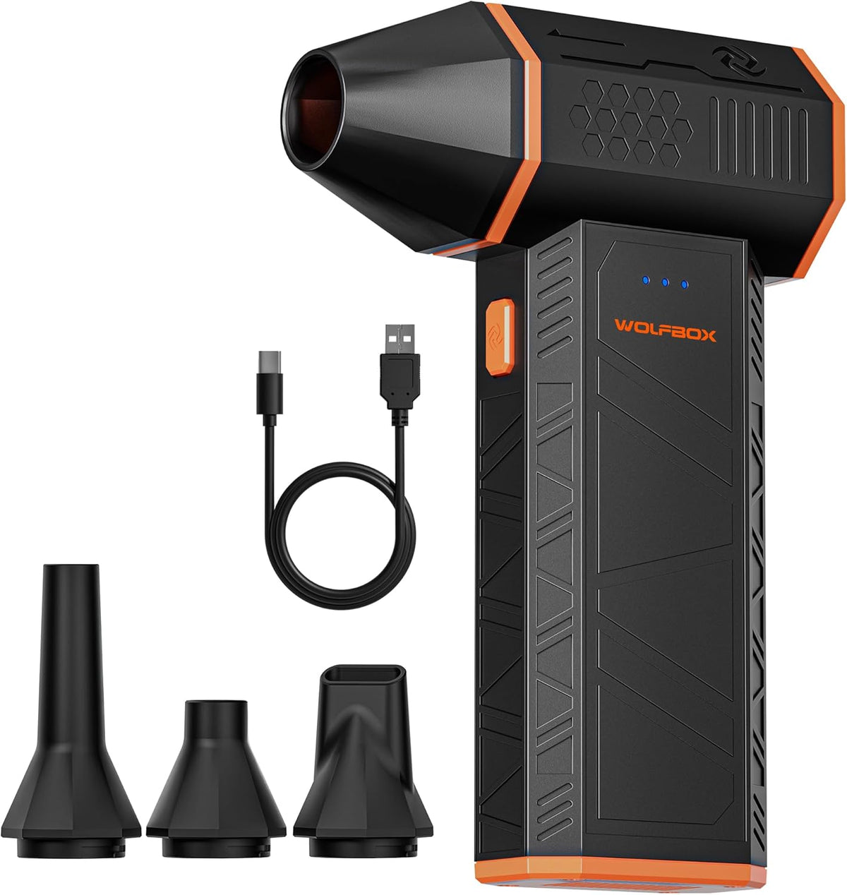 WOLFBOX MegaFlow 50 Trykluftstøver 110.000 RPM MF 50