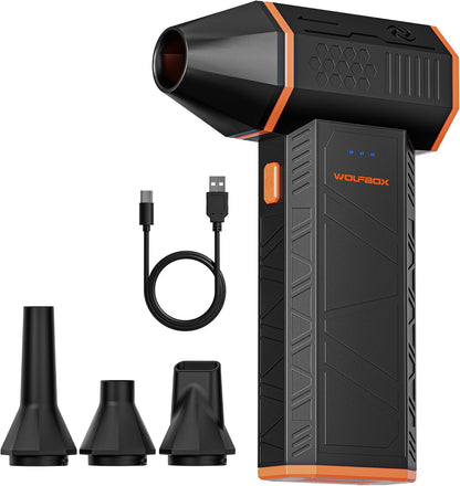WOLFBOX MegaFlow 50 Trykluftstøver 110.000 RPM MF 50
