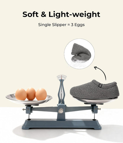 HomeTop Fuzzy Loafer Hjemmesko til Kvinder S19-w71-gy-m