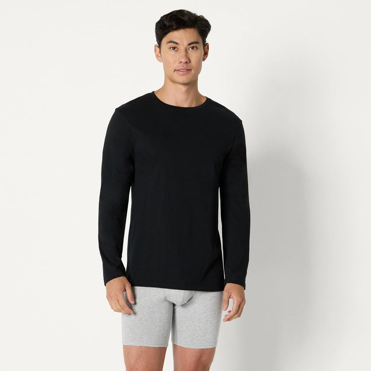 Amazon Essentials Herre Undertrøjer Crewneck Slim-Fit S17AE80000 6-Pak