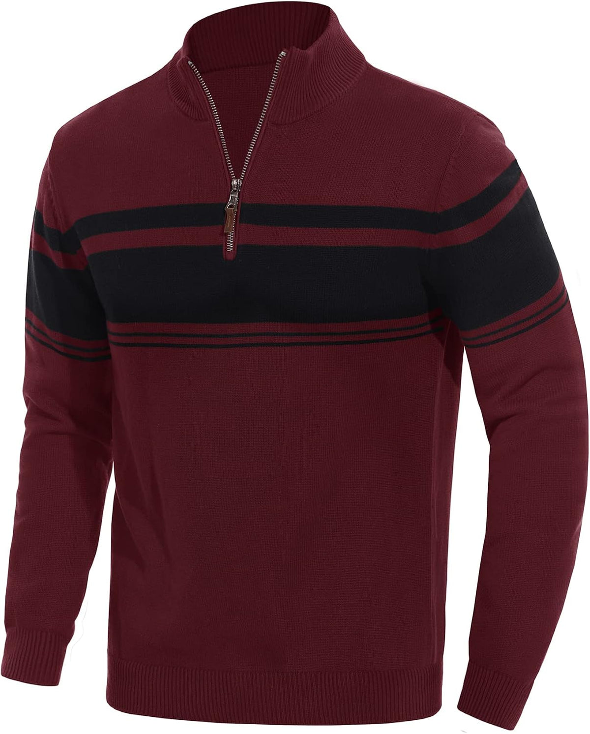 EKLENTSON Herre Striktrøje Quarter Zip EK-501