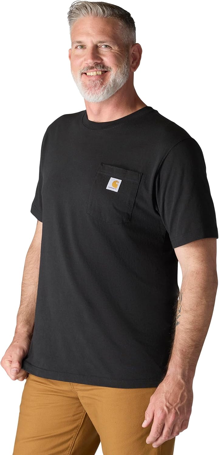 Carhartt Herre T-shirt Iconic K87 Pocket Kortærmet