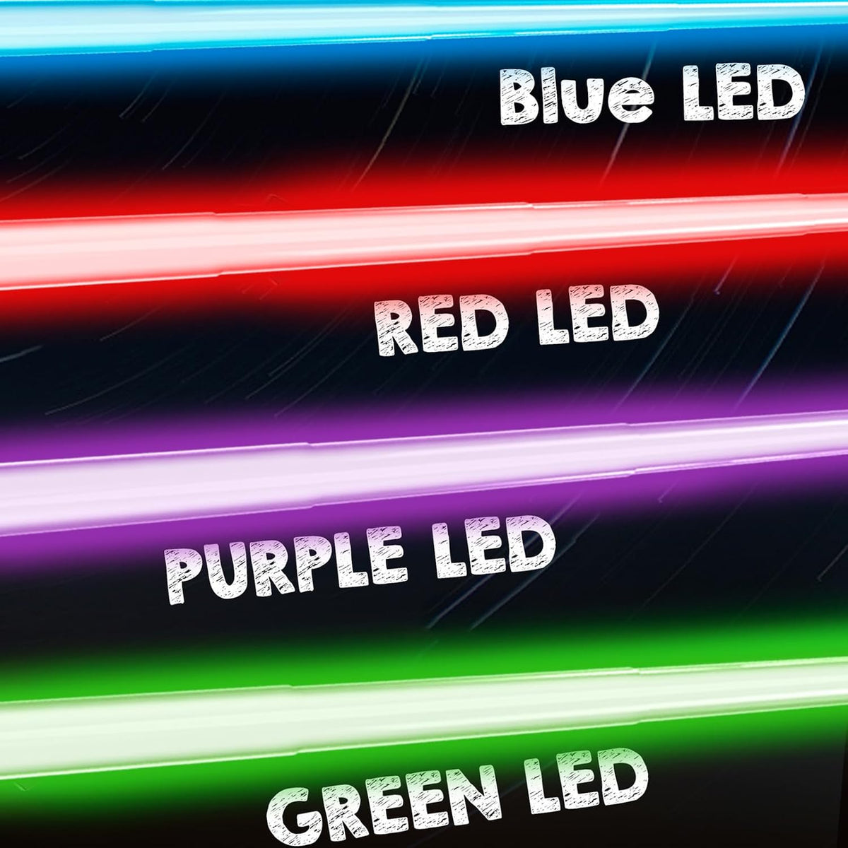 LED Lyssværd med FX Lyd 4-Pak