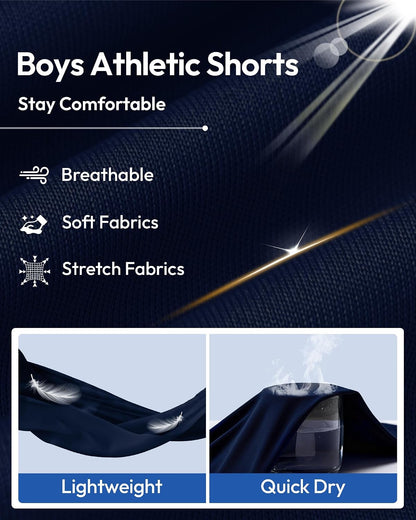 BALENNZ Drenge Basketball Sportsshorts Hurtigtørrende 2NHDK5AL-0