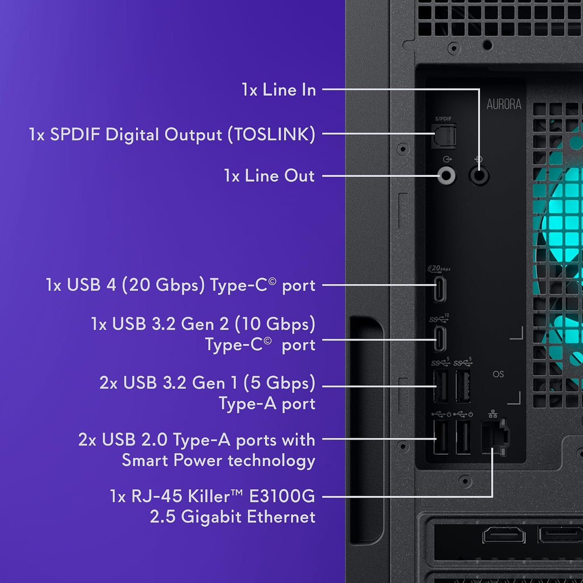 Alienware Aurora Gaming PC Intel Core Ultra 7