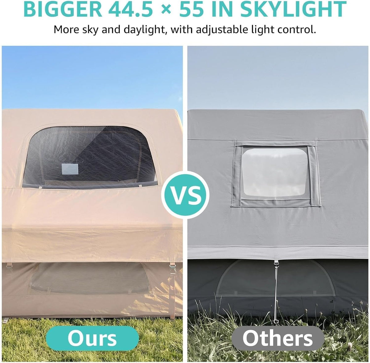 KAI-ROAD Oppusteligt Camping Telt 6 Personer IT-S68-01