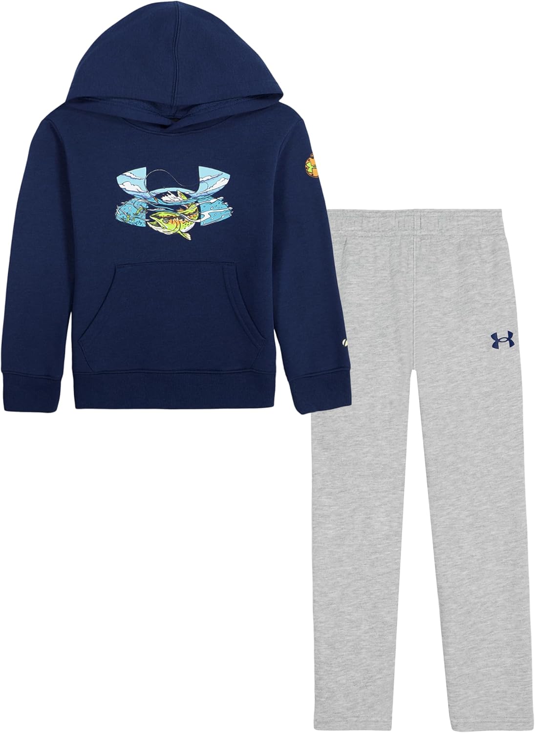 Under Armour Drenge Hættetrøje og Fleecebukser Sæt