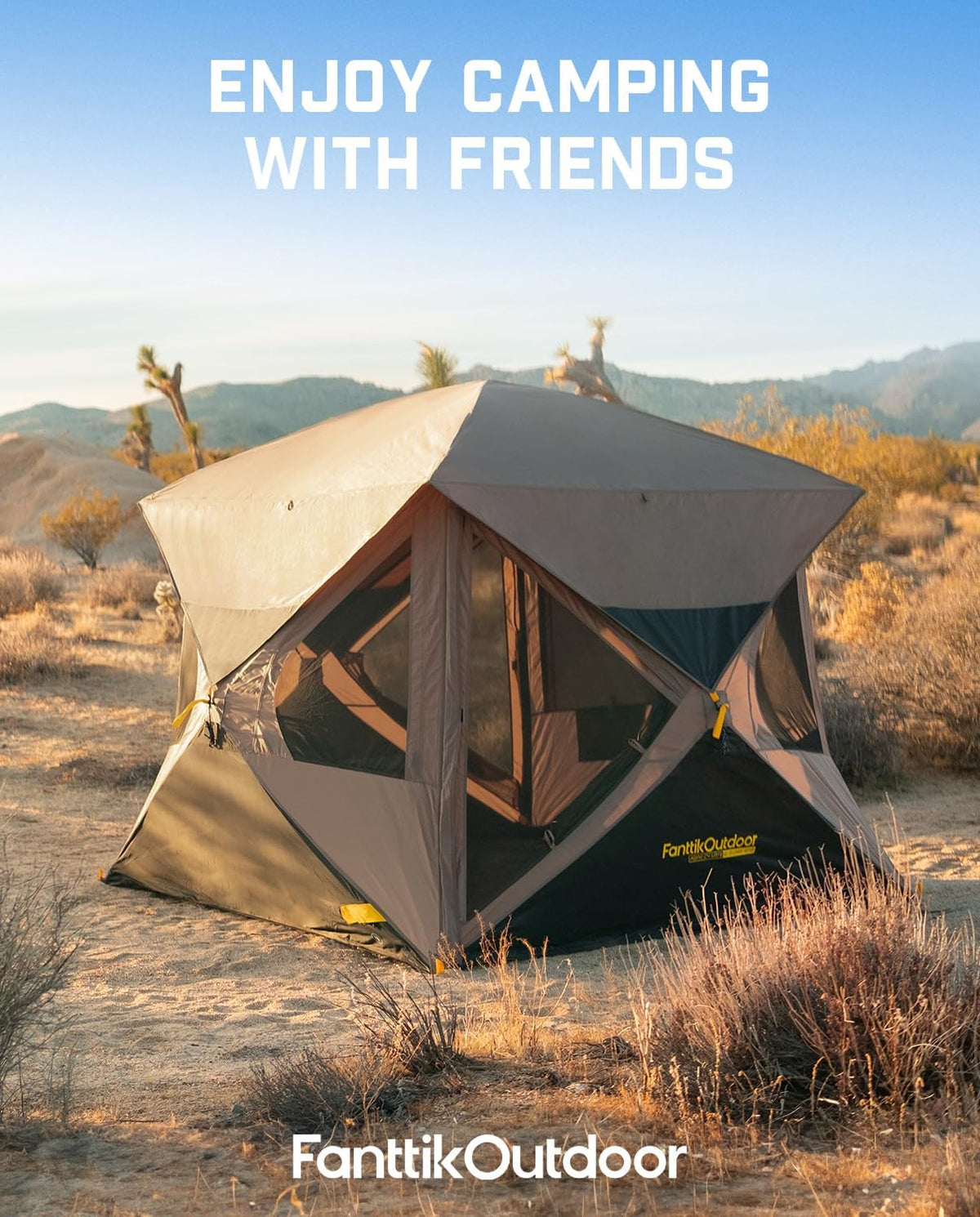 FanttikOutdoor Camping Telt 4 Personer Alpha C4 Ultra