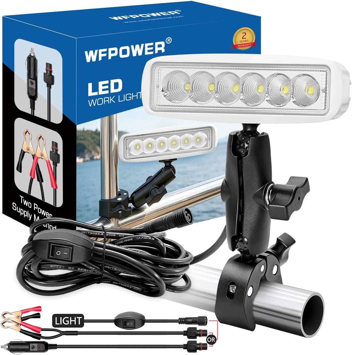 WFPOWER 360° LED Bådprojektør 16 cm KF-1005250A
