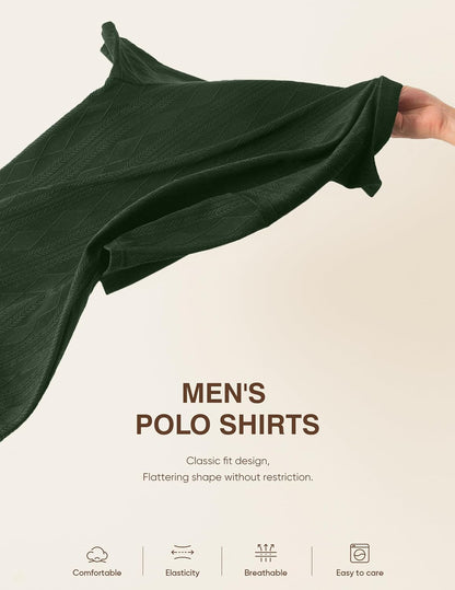 JMIERR Herre Polo T-shirt Kortærmet Strikket