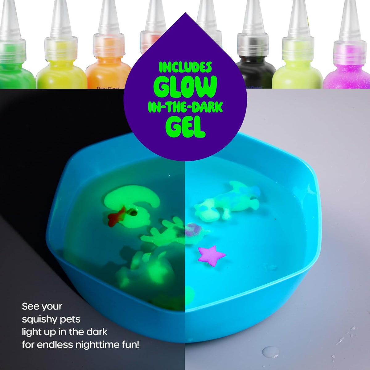 Dan&Darci Magic Gel Water Pets Sæt Squishy Maker DD-124