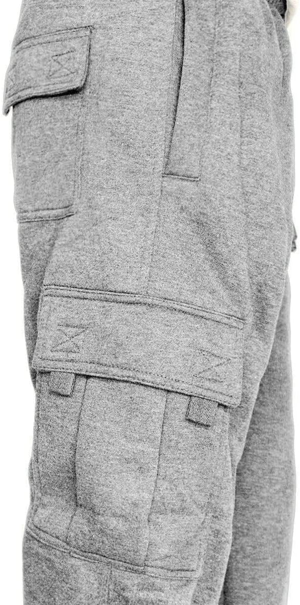 Herre Joggingbukser Cargo Fleece Løstsiddende