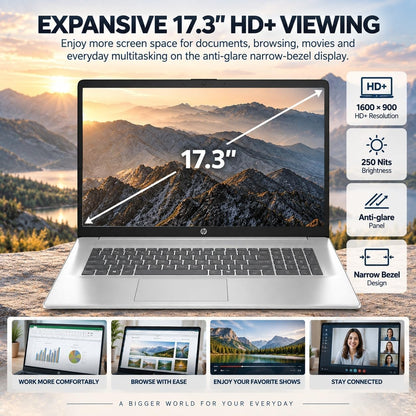 HP 17.3" HD+ Bærbar Computer