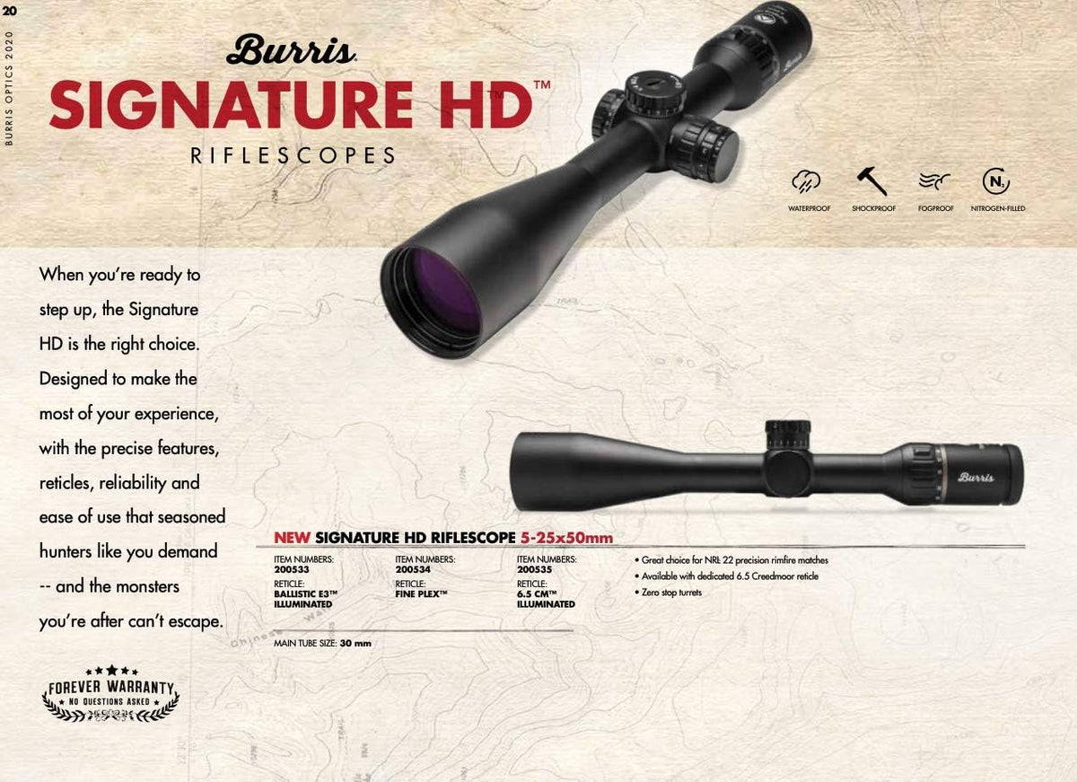 Burris Riffelsigte Signature HD 200534