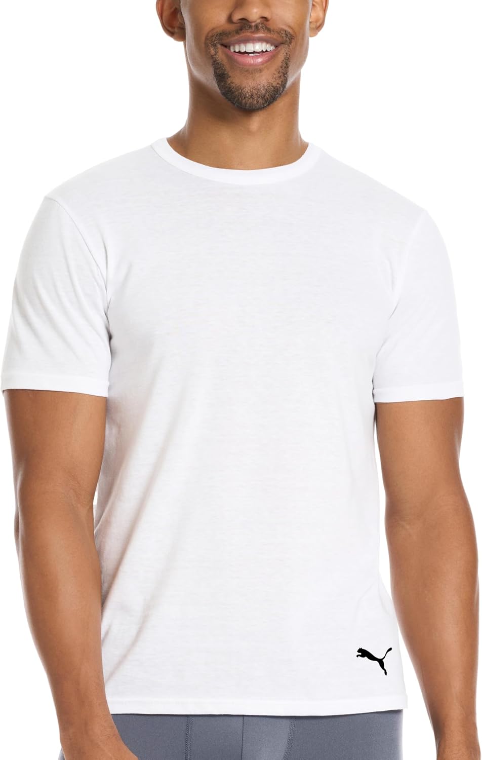 PUMA Herre T-shirt 4-Pak Crewneck Kortærmet PCOREM237688