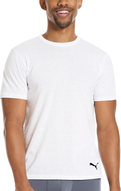 PUMA Herre T-shirt 4-Pak Crewneck Kortærmet PCOREM237688