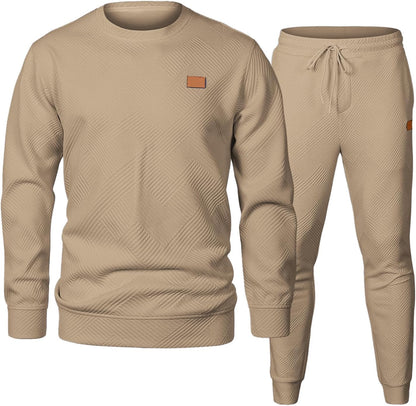 JMIERR Herre Træningssæt Crewneck Joggers 2-Delt