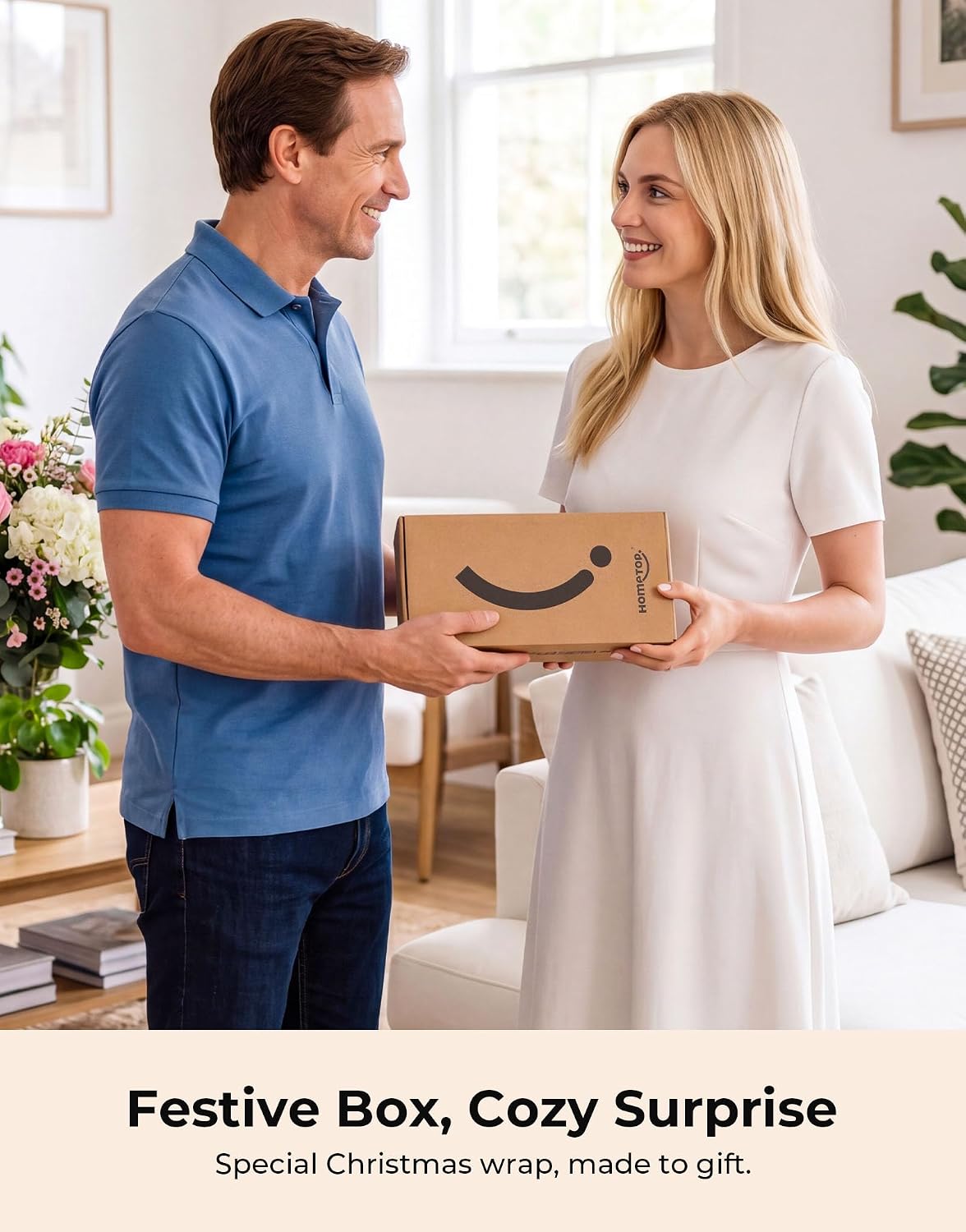 HomeTop Fuzzy Loafer Hjemmesko til Kvinder S19-w71-gy-m