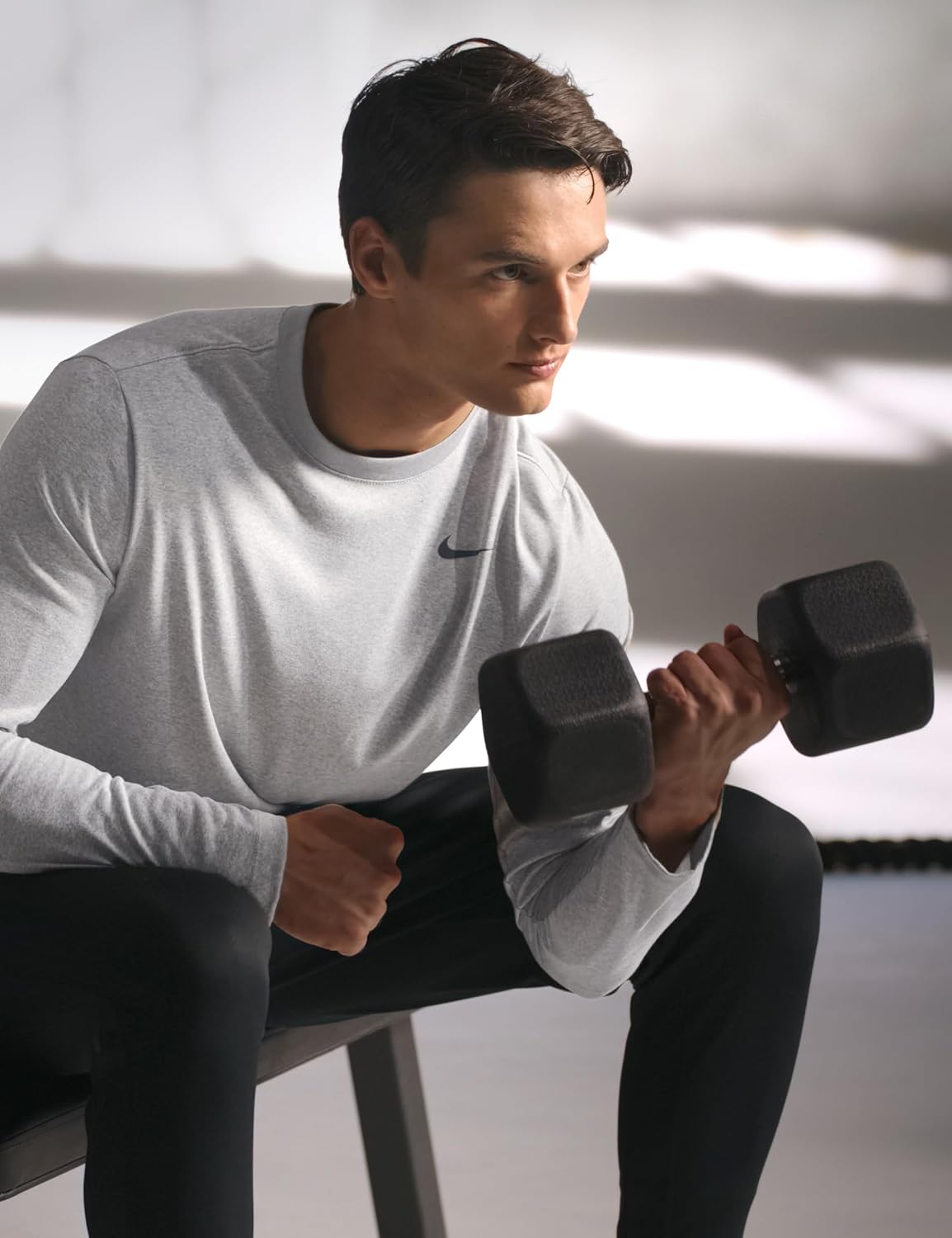 Nike Herre T-shirt Dri-FIT Legend Fitness Langærmet