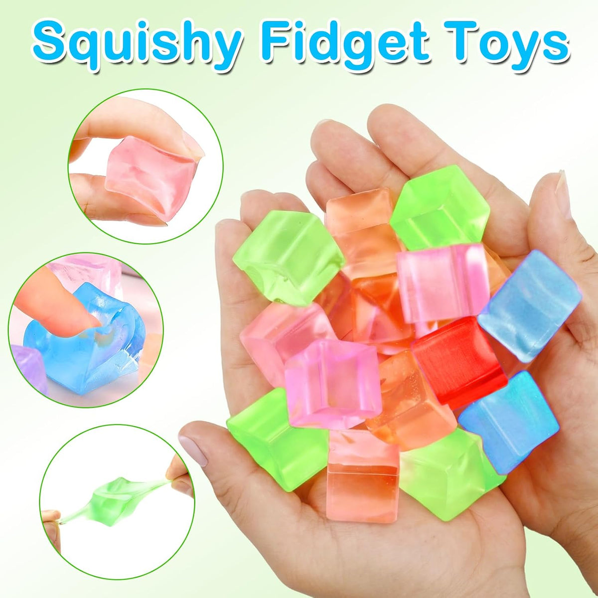 Mini Cube Squishy Fidget Legetøjssæt 30-Pakke FX-cube-30