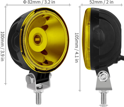 XuanBaOffroad Runde LED Light Pods 2 Stk. XB3012SYX2