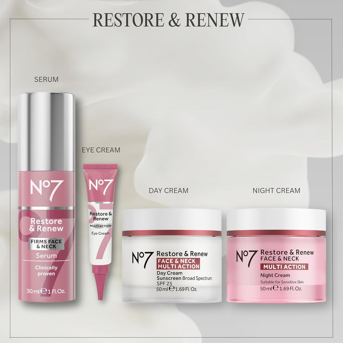 No7 Restore & Renew Sculpting Natcreme 50ml