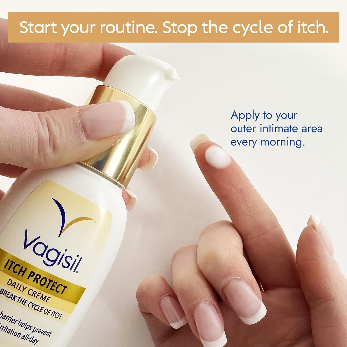 Vagisil Daily Itch Protect Intimcreme til Kvinder 57g