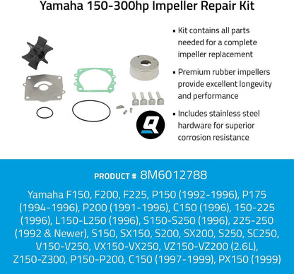 Quicksilver Impeller Reparationssæt til Yamaha 150-300HK 8M6012788