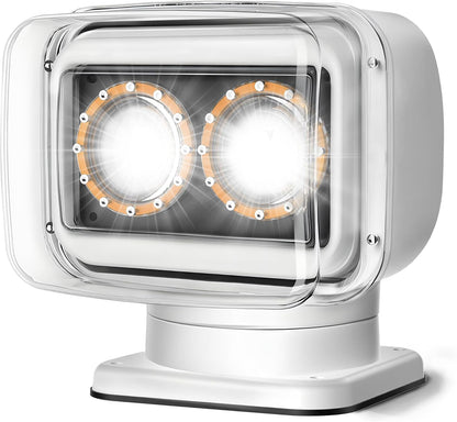 KORKIE Fjernbetjent 360° LED Søgelys til Båd og Lastbil 80W K-011A